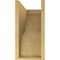 Ekena Millwork 8"W x 16"D x 16"H Classic Garner Rough Cedar Woodgrain TimberThane Corbel, Primed Tan CORUR08X16X16GARRCPR - alternate 5
